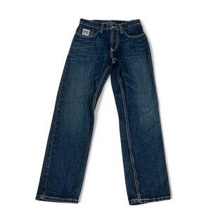 Cinch Men's Straight Jeans in Dark Indigo